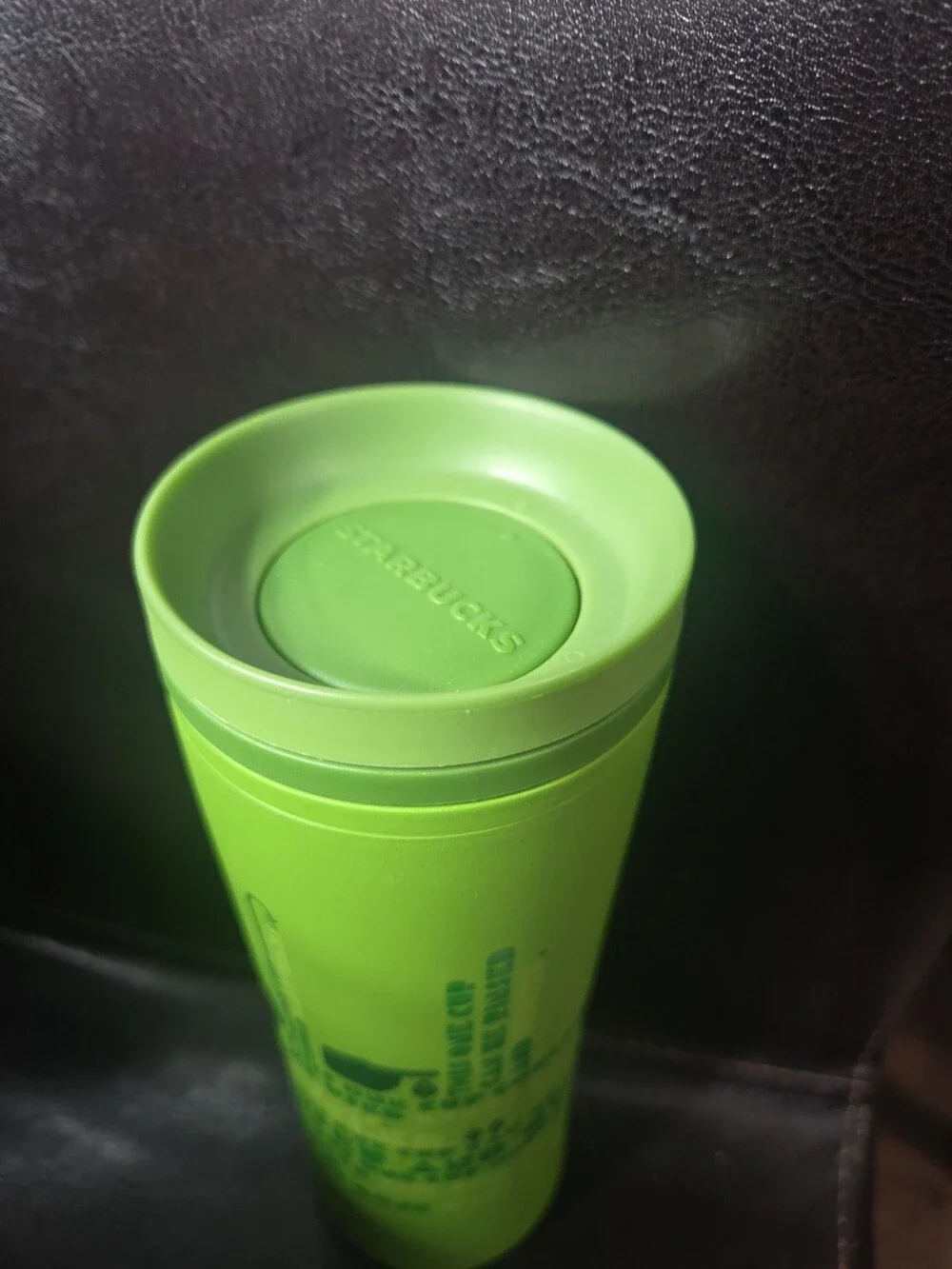 Starbucks Reusable Travel Tumbler Green Eco Cup 8 In - Used